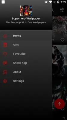 SuperheroHD Wallpaper android App screenshot 3